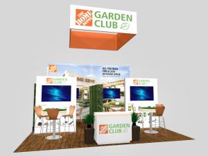 RE-9161 Island Rental Trade Show Exhibit -- Image 1